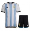 Maglia ufficiale Argentina Casa Mondiali 2022 per Bambino